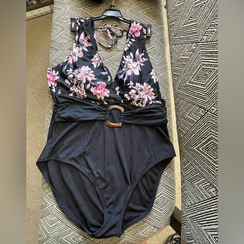 Floral One Piece Swimsuit